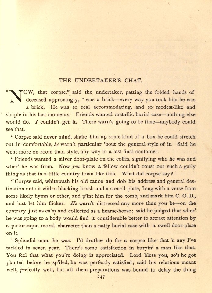 Mark Twain's Sketches, New and Old, p. 247