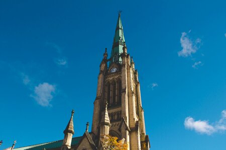 Cathedral church blue photo