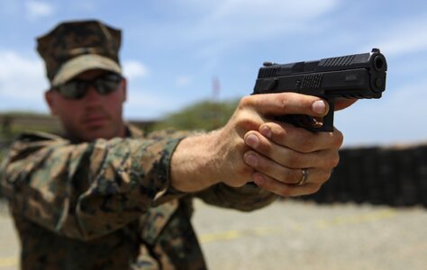 Officer training pistol