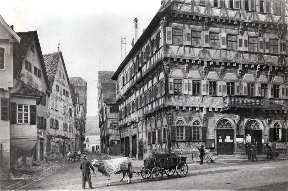 Marktplatz+Finstere Gasse MG 1916 W