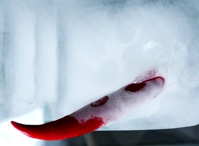 Ice cold cold winter