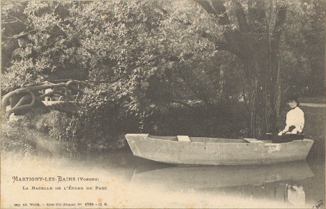 Martigny-les-Bains (Vosges), La Nacelle de l'étang du parc CP 2056 PsurR