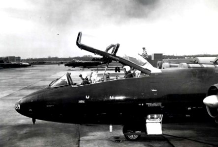 Martin B-57C Canberra side view detail. Forward fuselage of B-57C (SN 53-3825, aircraft no. 159) 061026-F-1234P-016