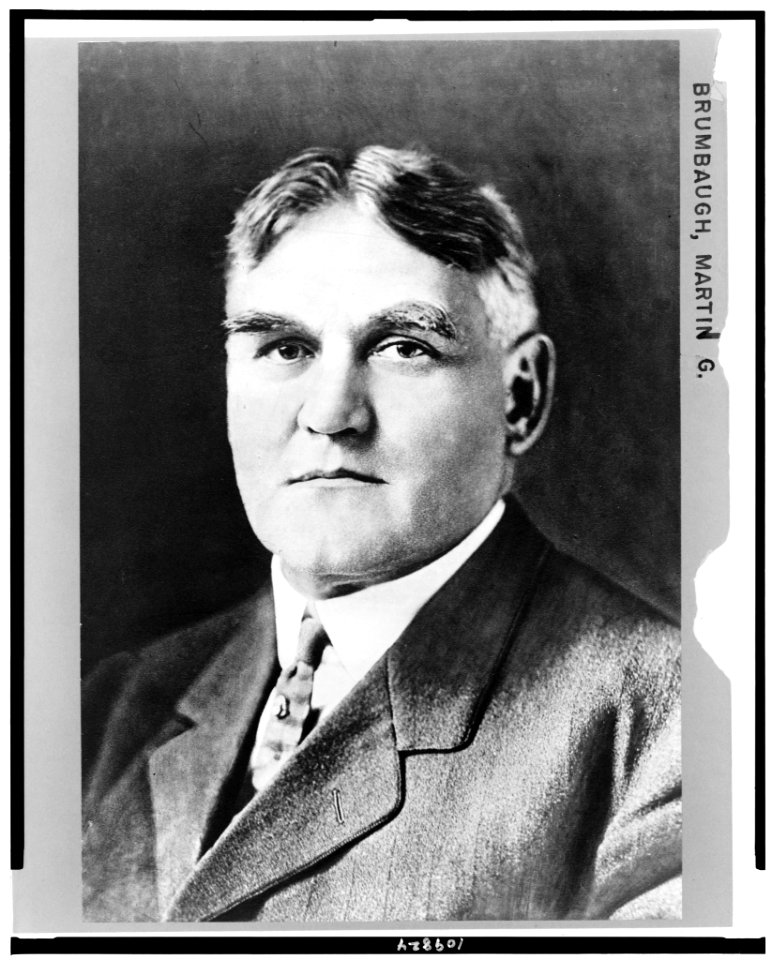Martin Brumbaugh, head-and-shoulders portrait, facing slightly left LCCN94502405