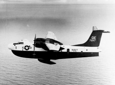 Martin P5M-2 Marlin from VP-40 in flight c1960 photo