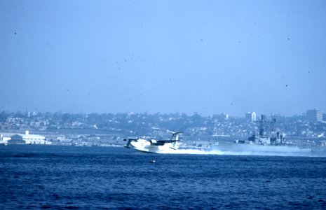 Martin SP-5B Marlin of VP-40 takes off from San Diego Bay (USA) on 6 November 1967 photo