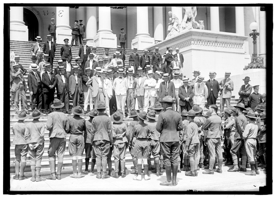 MARSHALL, THOMAS RILEY. GOVERNOR OF INDIANA, 1909-1913; VICE PRESIDENT OF THE UNITED STATES, 1913-1921. BOY SCOUTS LCCN2016870029