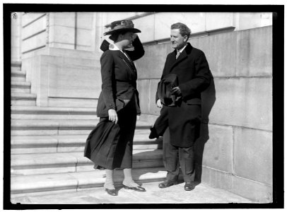 MARTIN, ANNE HENRIETTA, NATIONAL CHAIRMAN, NATIONAL WOMEN PARTY, 1926-. WITH SENATOR SHEPPARD LCCN2016868947