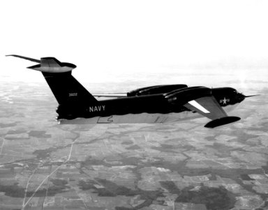 Martin YP6M-1 Seamaster in flight