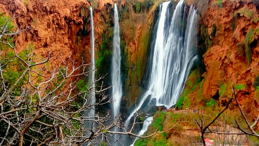 Rocks the beauty of nature cascade
