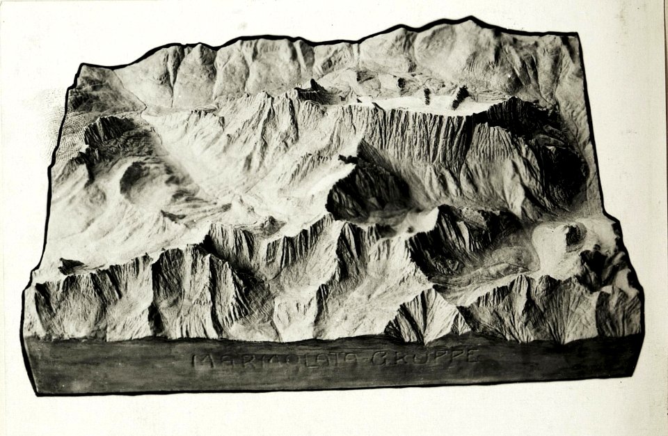 Marmolatarelief, Blick von Süden nach Norden. (BildID 15418953)