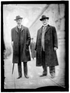 MARTINE, JAMES EDGAR. SENATOR FROM NEW JERSEY, 1911-1917. RIGHT, WITH REP W.I. McCOY. LCCN2016863238