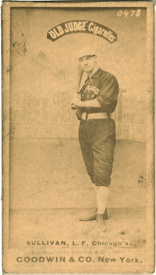 Marty Sullivan, Chicago White Stockings, baseball card portrait LCCN2007686484