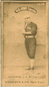 Marty Sullivan, Chicago White Stockings, baseball card portrait LCCN2007686484