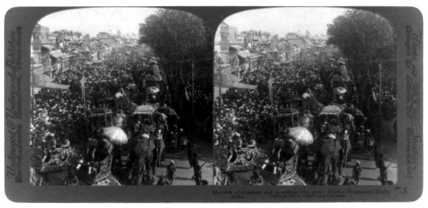 Marvels of richness and grandeur - the great Durbar Procession, Delhi, India LCCN2002716154