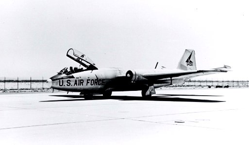 Martin NB-57E Canberra 3-4 front view (SN 55-4258) 061031-F-1234P-019