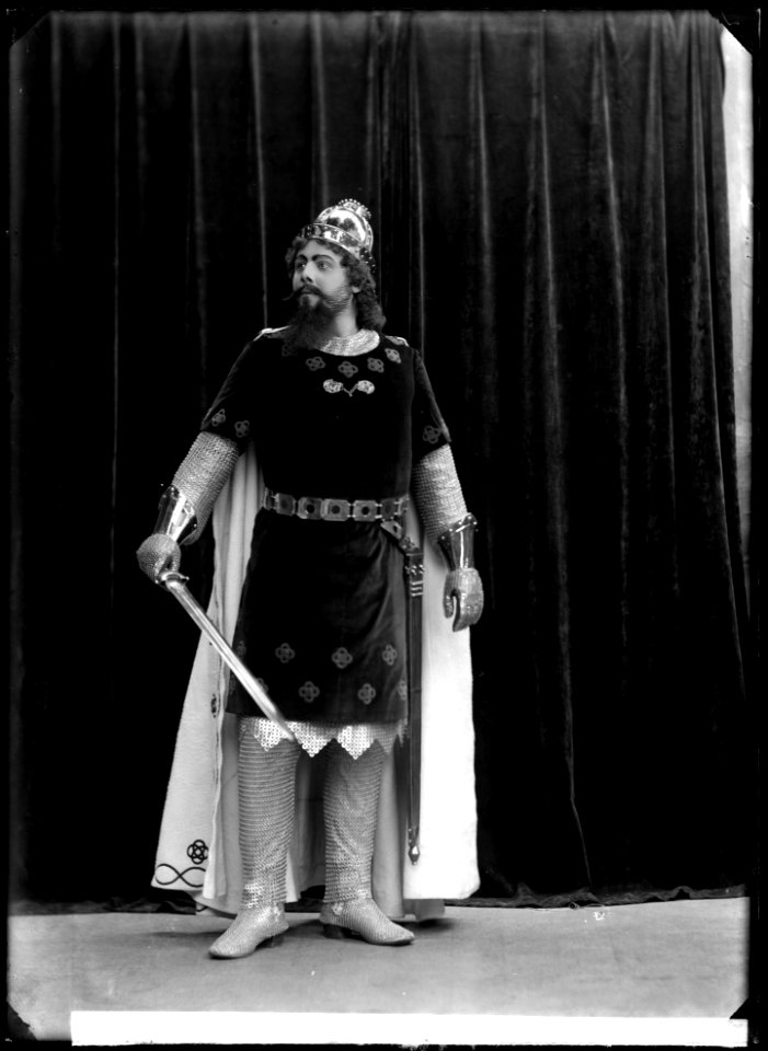 Martin Oscàr in Arnljot at Kungliga Operan 1910 - SMV - GO025