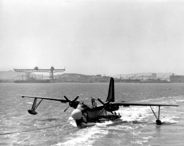 Martin P5M-1 Marlin in San Francisco Bay, in July 1953 (NNAM.2011.113.136)