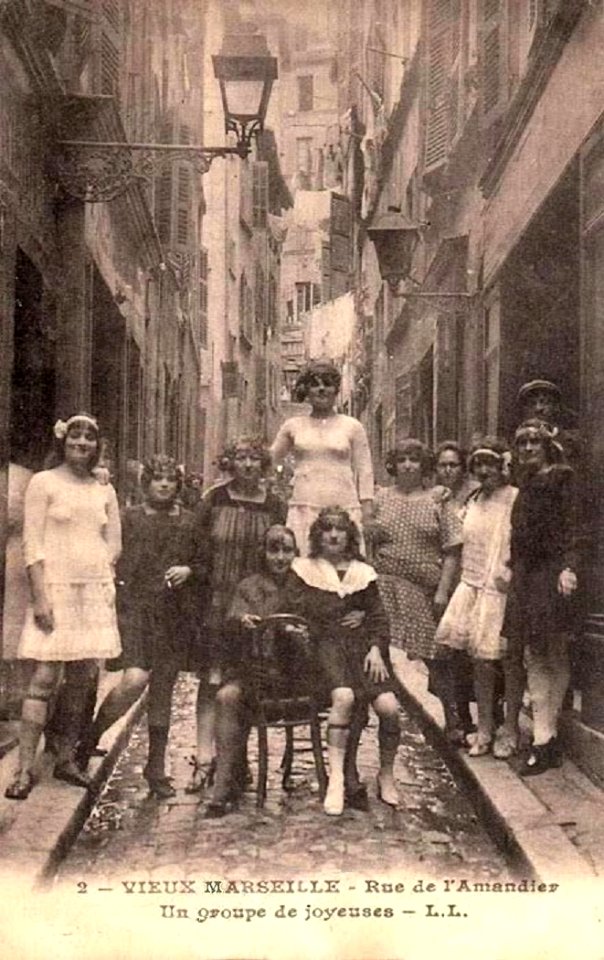 Marseille rue de l'Amandier rasée en 1943