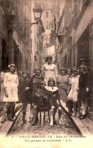 Marseille rue de l'Amandier rasée en 1943