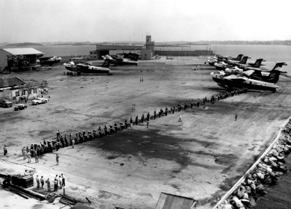 Martin SP-5B Marlins of VP-45 and VP-49 at NAS Bermuda, in September 1962 (2016.18.01)