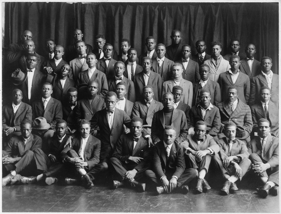 Marshall, Saline County, Missouri in the war. Forty-nine (African American) men who left for Camp . . . - NARA - 533564