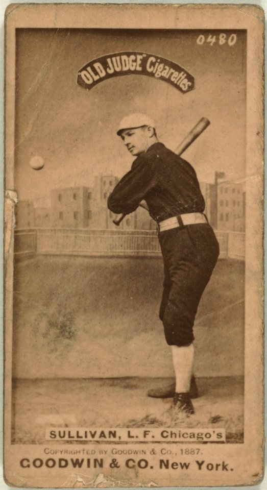 Marty Sullivan, Chicago White Stockings, baseball card portrait LCCN2007686486