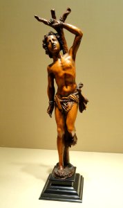 Martyrdom of Saint Sebastian, Italian or German, c. 1500 - Nelson-Atkins Museum of Art - DSC08633