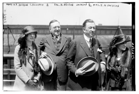 Mary A.P. Jackson, S. Hollister & Col. H. Nelson, Jackson & Mrs. H.N. Jackson LCCN2014712781