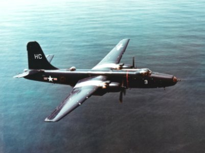 Martin P4M-1 Mercator of VP-21 in flight in the early 1950s (NH 101801-KN) photo