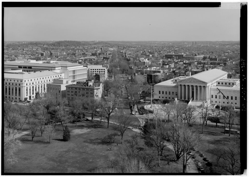 Maryland avenue corridor from the capitol dome