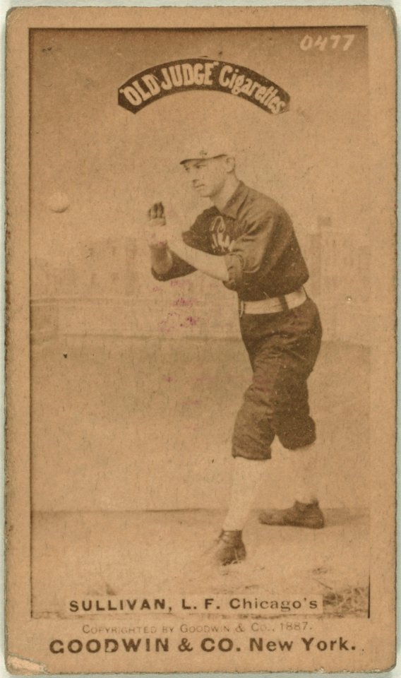Marty Sullivan, Chicago White Stockings, baseball card portrait LCCN2007686485