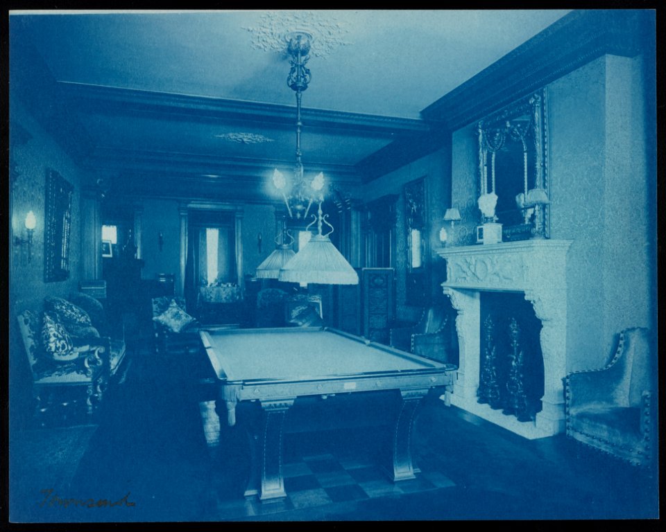 Mary Scott Townsend House, Wash., D.C.- Billiard room LCCN96512780