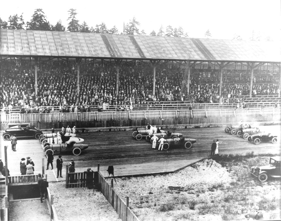 Marvin D. Boland Collection BOLAND-B2018 Tacoma Speedway Grandstands 1921