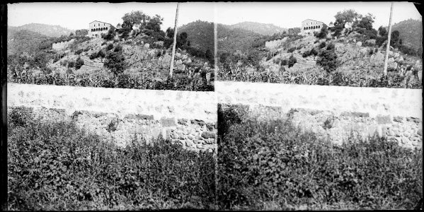Masia del Puig de Sant Salvador de Bianya des del poble