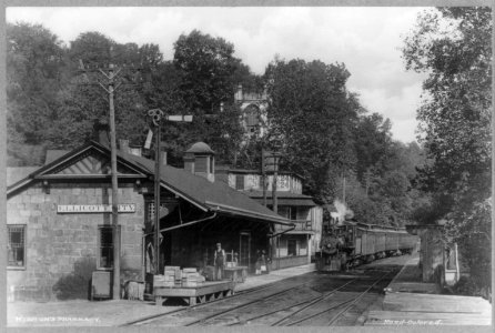 Maryland. Ellicott City, Railroad Station at Ellicott City, Maryland LCCN2012649600 photo