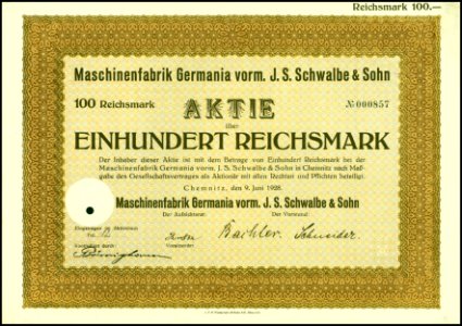 Maschinenfabrik Germania 1928