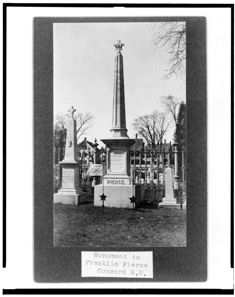 Monument to Franklin Pierce, Concord N.H. LCCN95522747