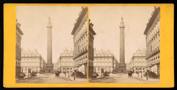 Monument to Napoleon's victory at Austerlitz at Place Vendôme, Paris - LOC 04852u