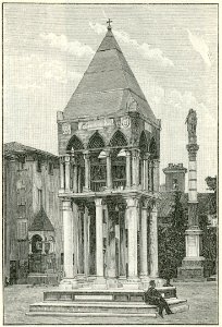 Monumento sepolcrale di Rolandino de Passeggieri xilografia