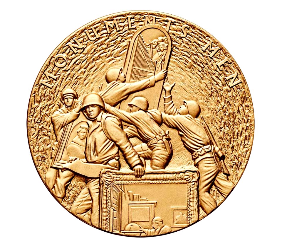 Monuments Men Congressional Gold Medal (front)