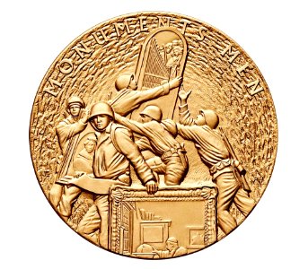 Monuments Men Congressional Gold Medal (front) photo