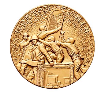 Monuments Men Congressional Gold Medal (front)