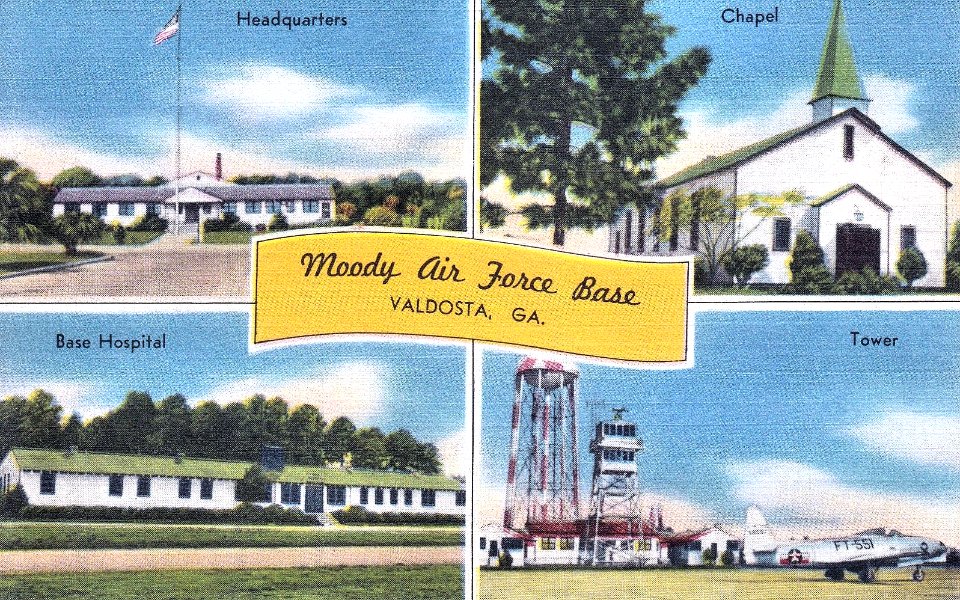 Moody Air Force Base - Base Postcard