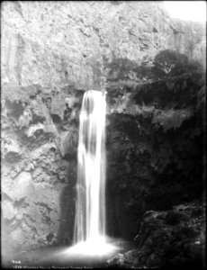 Mooney Falls, Havasu Canyon, Arizona, ca.1930 (CHS-4680)