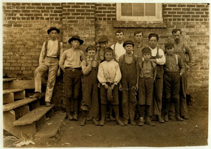More youngsters in Newton Cotton Mills, N.C. Out of 150 employees there were 20 of these boys and girls. Dec. 21, 1908. LOC nclc.01541