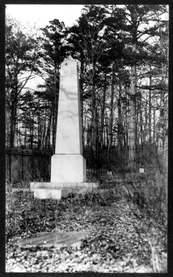 Monument to Thomas Jefferson, Monticello, Va. LCCN2004671844
