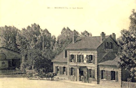 Moreuil (80), la gare (2)