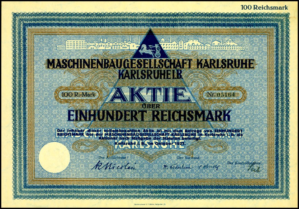 Maschinenbaugesellschaft Karlsruhe 1927