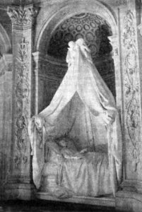 Monumento rappresentante la marchesa Maria d'Adda Isimbardi, ante 1910 - Archivio Meraviglioso ICM BC1911n35f8
